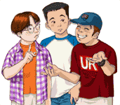 情けない通行人