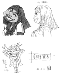 麗香線画