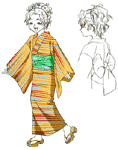 花浴衣